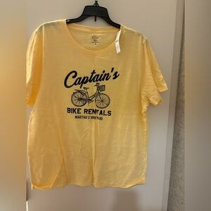 J. Crew Captain’s Bike Rentals T-Shirt. Size XL. New with tags.